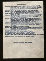 Tract Presse Clandestine Résistance Belge WWII WW2 'Belto - Liste No. 5 (liste De Suspect) - Documentos