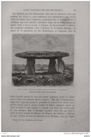 Giant's Quoit, Dolmen De Lanyon, Près De Penzance, En Cornouaille -  Page Original 1879 - Historical Documents