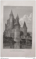 Haarlem - Porte D'Amsterdam -  Page Original 1879 - Historische Documenten