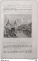 Gand - La Porte Rabot -  Page Original 1879 - Documenti Storici