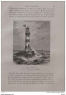 Phare D'Eddystone -  Page Original 1879 - Historical Documents