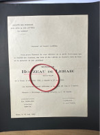 Mr Houzeau De Lehaie Senateur *1832 Mons +1922 Huy Faubourg Havre Societe Des Sciences Arts & Lettres Hainaut Jottrand L - Obituary Notices