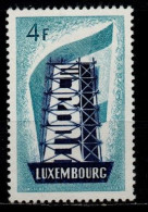 Luxembourg YT 516 Neuf Sans Charnière XX MNH Europa 1956 - Nuovi
