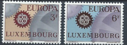 Luxembourg YT 700-701 Neuf Sans Charnière XX MNH Europa 1967 - Neufs