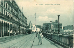 ALGERIE - ALGER - 9 - Boulevard De La République - Collection Régence A. L. édit. Alger (Leroux) - Andere & Zonder Classificatie