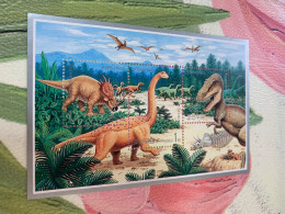 Korea Stamp MNH Perf Dinosaurs Sheet 2000 - Prehistóricos