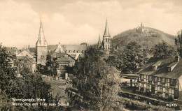 Germany Wernigerode Am Harz Westerntor Mit Blick Zum Schloss - Wernigerode