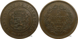 Luxembourg - Grand-Duché - Willem III - 5 Centimes 1854 - TTB+/AU50 - Mon5821 - Lussemburgo