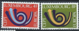 Luxembourg YT 812-813 Neuf Sans Charnière XX MNH Europa 1973 - Neufs