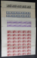 FRANCE - 1945 - N°YT. 744 à 747 - Villes Détruites - Série En Blocs De 40 Bord De Feuille - Neuf Luxe ** / MNH - Unused Stamps