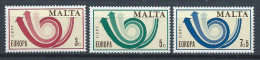 Malte YT 474-476 Neuf Sans Charnière XX MNH Europa 1973 - Malta