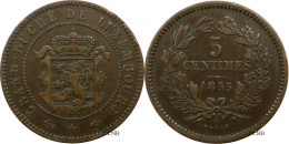 Luxembourg - Grand-Duché - Willem III - 5 Centimes 1855 A - TTB/XF45 - Mon5668 - Luxembourg