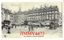 CPA - NANTES - Place Du Commerce, Vers 1910 ( Bien Animée ) N° 24 - Imp. S. Chiffoleau Nantes - Nantes