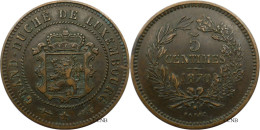 Luxembourg - Grand-Duché - Willem III - 5 Centimes 1870 - TTB+/AU50 - Mon5823 - Luxemburgo