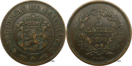 Luxembourg - Grand-Duché - Willem III - 5 Centimes 1870 - TTB+/AU50 - Mon5823 - Luxemburg