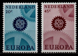 Pays-Bas YT 850-851 Neuf Sans Charnière XX MNH Europa 1967 - Ongebruikt