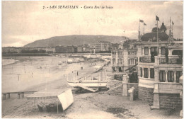 CPA Carte Postale Espagne San Sebastian Caseta Real De Banos 1912  VM80134 - Guipúzcoa (San Sebastián)