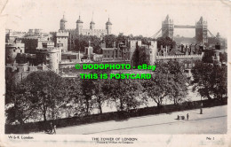 R536373 The Tower Of London. Erected By William The Conqueror. W. And K. No. 2. - Other & Unclassified