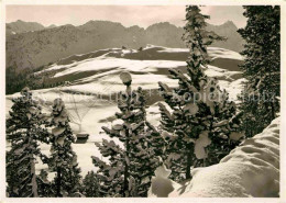 12658101 Arosa GR Skigelaende Am Tschuggen Erzhorn Arosa - Altri & Non Classificati