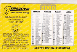 Calendarietto - Gymnasium - Novi Ligure - Anno 2000 - Formato Piccolo : 1991-00