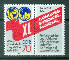 DDR  Michel  3049 I  * * TB  La Terre De Feu Manquante - Abarten Und Kuriositäten