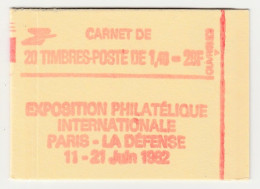 France Carnet N° 2154-C1 **, Gomme Brillante, Conf. 8 Philexfrance 82 - Other & Unclassified