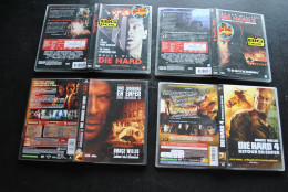 4 DVD Die Hard Bruce Willis Piège De Cristal Une Journée Retour En Enfer - Action, Aventure