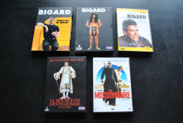 5 DVD BIGARD Le Missionnaire Le Bourgeois Gentilhomme 3 One Man Show - Andere & Zonder Classificatie