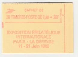 France Carnet N° 2154-C1a **, Gomme Mate, Conf. 8 Neuf - Andere & Zonder Classificatie
