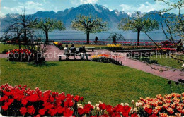 12653050 Montreux VD Quais Et Les Alpes Montreux - Other & Unclassified