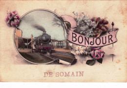 59 - SOMAIN - Bonjour De Somain - Sonstige & Ohne Zuordnung
