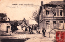 59 - SOMAIN - Dans La Rue De Bouchain - Guerre 1914 - Other & Unclassified