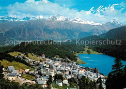 12652060 St Moritz Dorf GR Panorama Mit Piz Languard Und Piz Albris Livigno Alpe - Autres & Non Classés