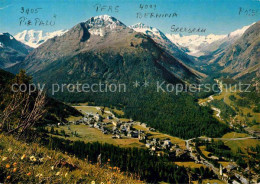 12650614 Pontresina Mit Piz Palue Und Rosegtal Pontresina - Autres & Non Classés