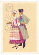 CPSM / CPM 10.5 X 15 Pologne (4) Polskie Stroje Ludowe Stroj Warminski  Costumes Populaires Polonais  Folklore - Poland