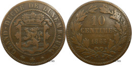 Luxembourg - Grand-Duché - Willem III - 10 Centimes 1865 A - TB/VF30 - Mon5670 - Luxemburg