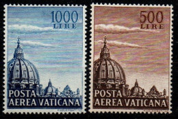 1953 - Vaticano PA 22/PA 23 Cupoloni  +++++++ - Unused Stamps