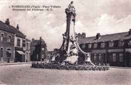 59 - ROSENDAEL - Place Voltaire - Monument Des Pecheurs - Dunkerque