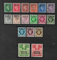 MOROCCO AGENCIES  BRITISH CURRENCY 1949 SET SG 77/93 FINE USED Cat £250 - Morocco Agencies / Tangier (...-1958)
