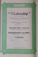 T Leieschip'  - 1952 - Bruxelles - UNC - Other & Unclassified