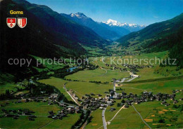 12649240 Obergoms Mit Blick Zum Weisshorn Walliser Alpen Fliegeraufnahme Muenste - Autres & Non Classés