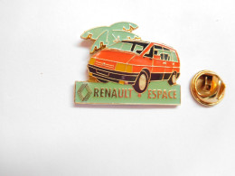 Beau Pin's , Auto Renault Espace , Palmier , Verso Quadrillé - Renault