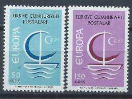 Turquie YT 1796-1797 Neuf Sans Charnière XX MNH Europa 1966 - Neufs