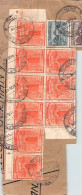 PAKISTAN - FRAGMENT WITH 11 STAMPS 1966 / 7000 - Pakistan