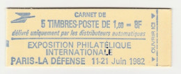 France Carnet N° 2155-C1a ** Gomme Mate, Sans Numéro Conf. - Andere & Zonder Classificatie