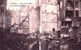 59 - LILLE -  Coin Rue De Paris Avec La Nouvelle Bourse - Lille