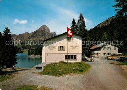 12649192 Naefels Berghaus Obersee Mit Bruennelistock Schweizer Flagge Naefels - Andere & Zonder Classificatie