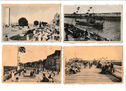 BLANKENBERGE - Lot De 6 CP - 1947 à 1955- Bateau, Vélodrome, Digue, Estacade,.. ( B374) - Blankenberge