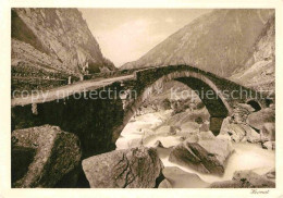 12649140 Andermatt Bruecke In Der Schoellenen Schlucht Andermatt - Other & Unclassified