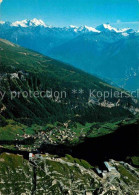 12649113 Gemmipass Wallis Blick Auf Leukerbad Torrentalp Dom Monte Rosa Weisshor - Sonstige & Ohne Zuordnung